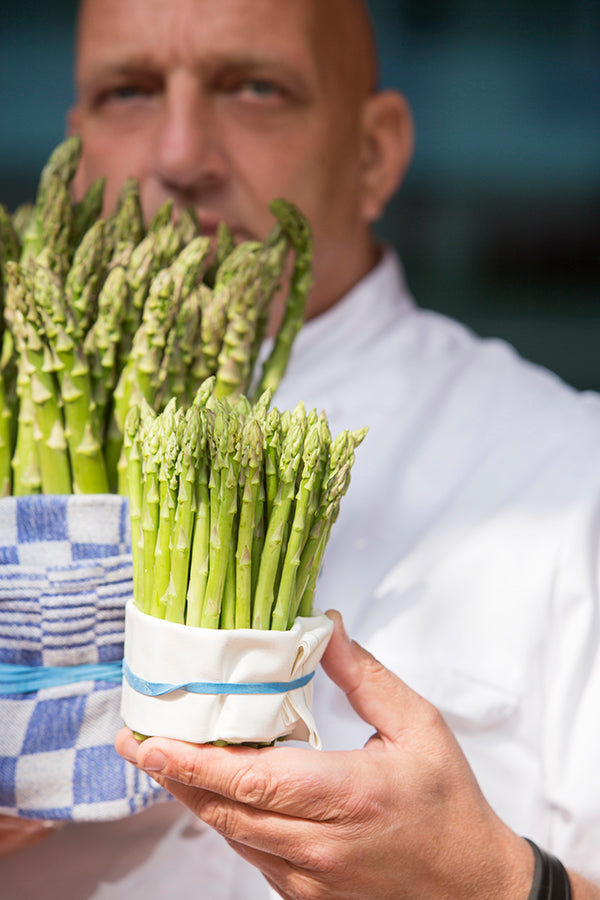 Tip van de chef, groene asperges