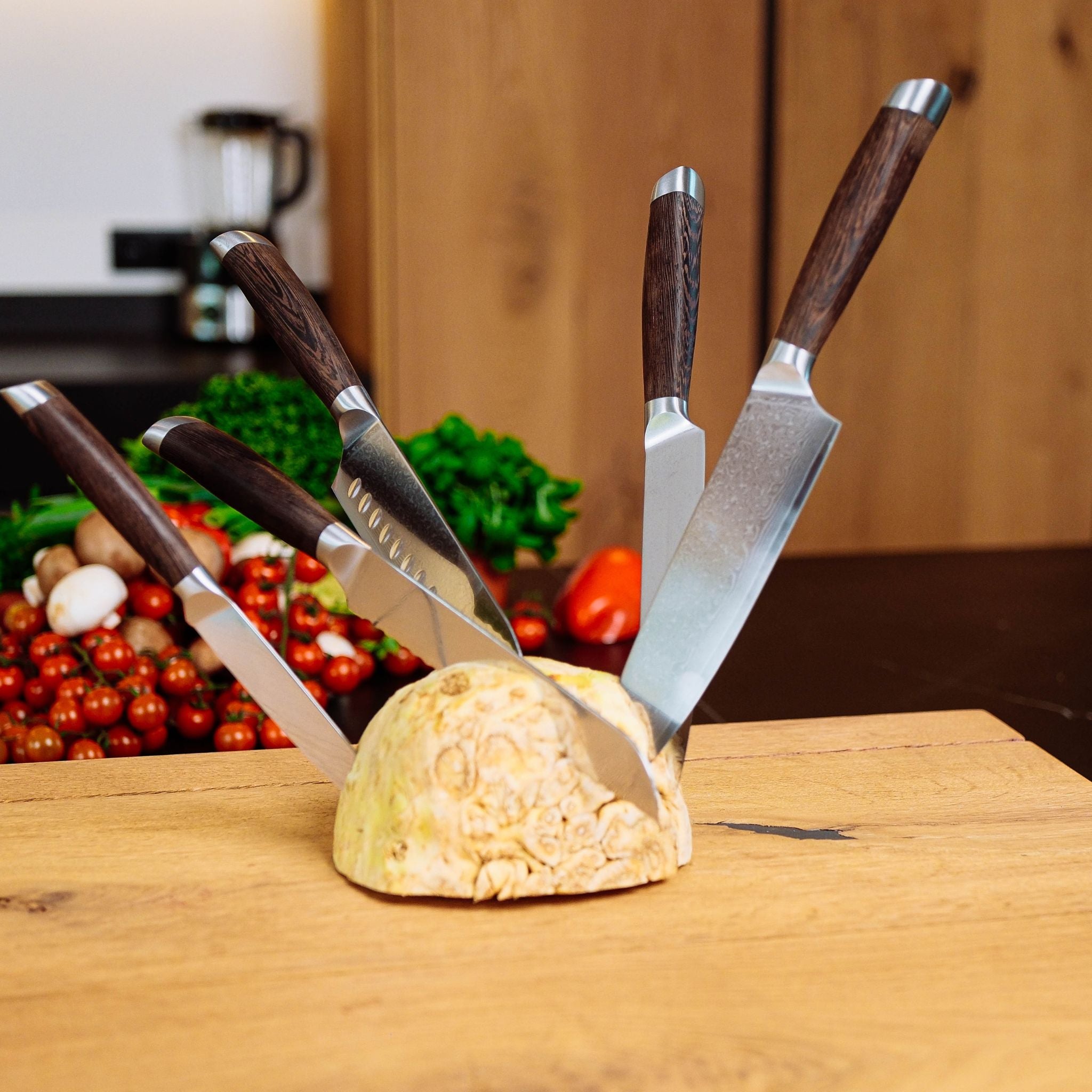 Damascus Santokumes 18 cm