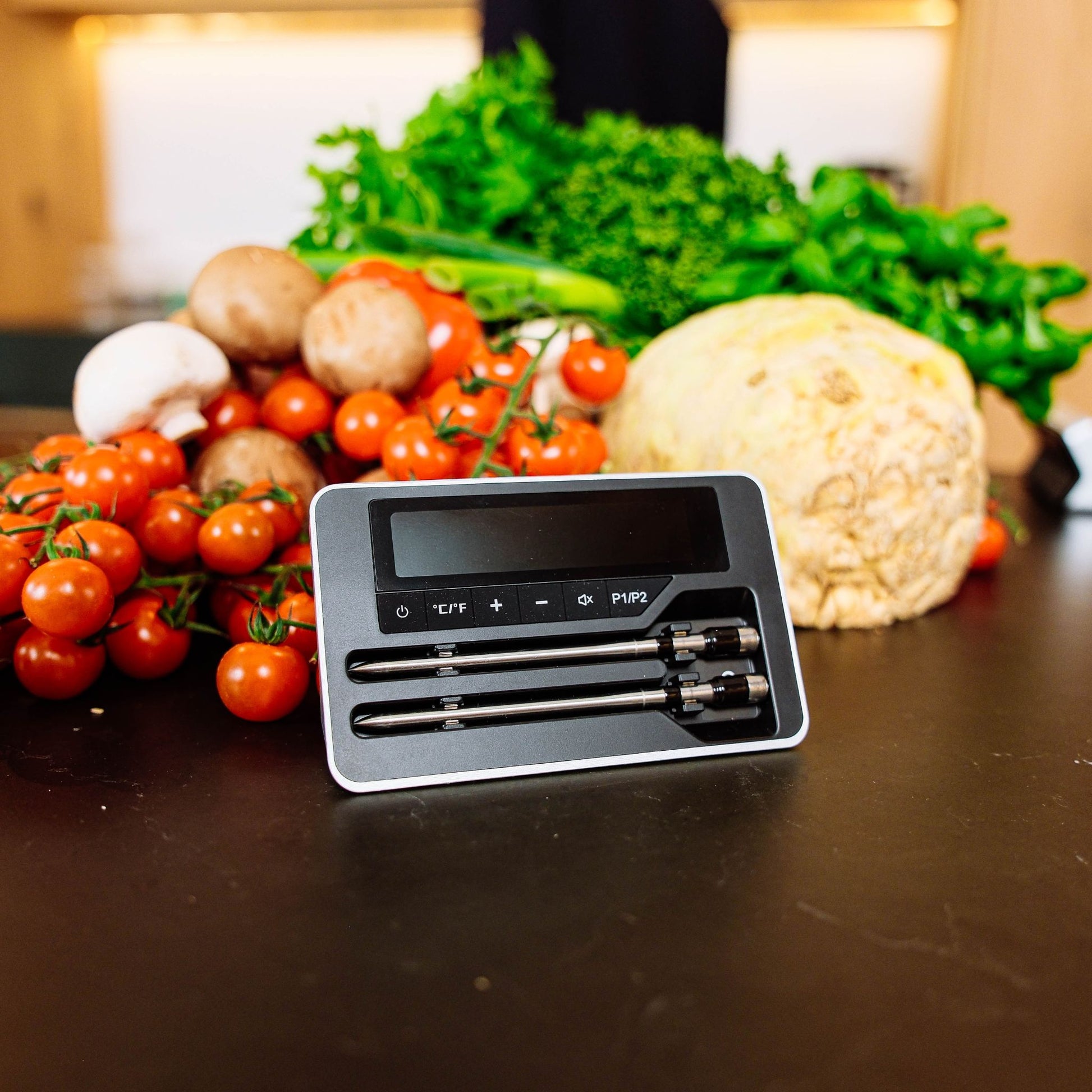 Draadloze Vleesthermometer met 2 probes Herman den Blijker - professioneel meten