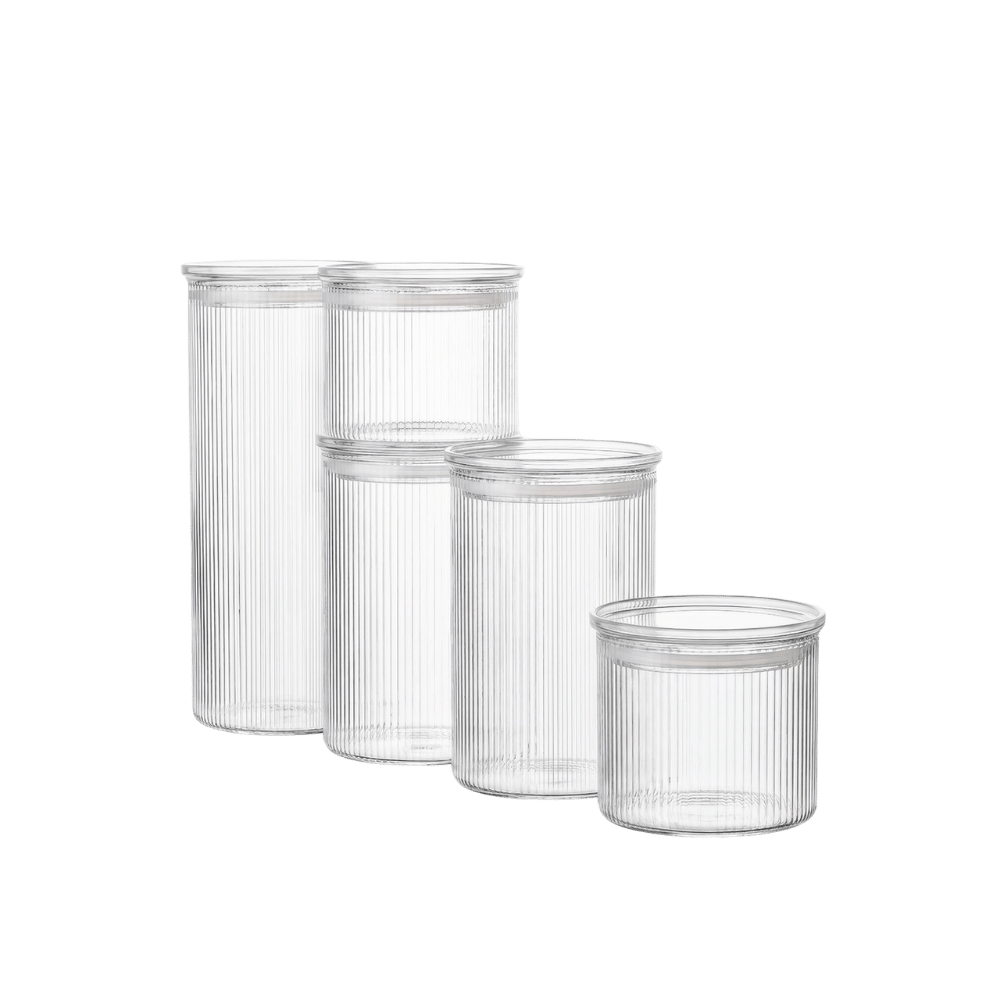 Glazen Opbergbakjes – 5 stuks