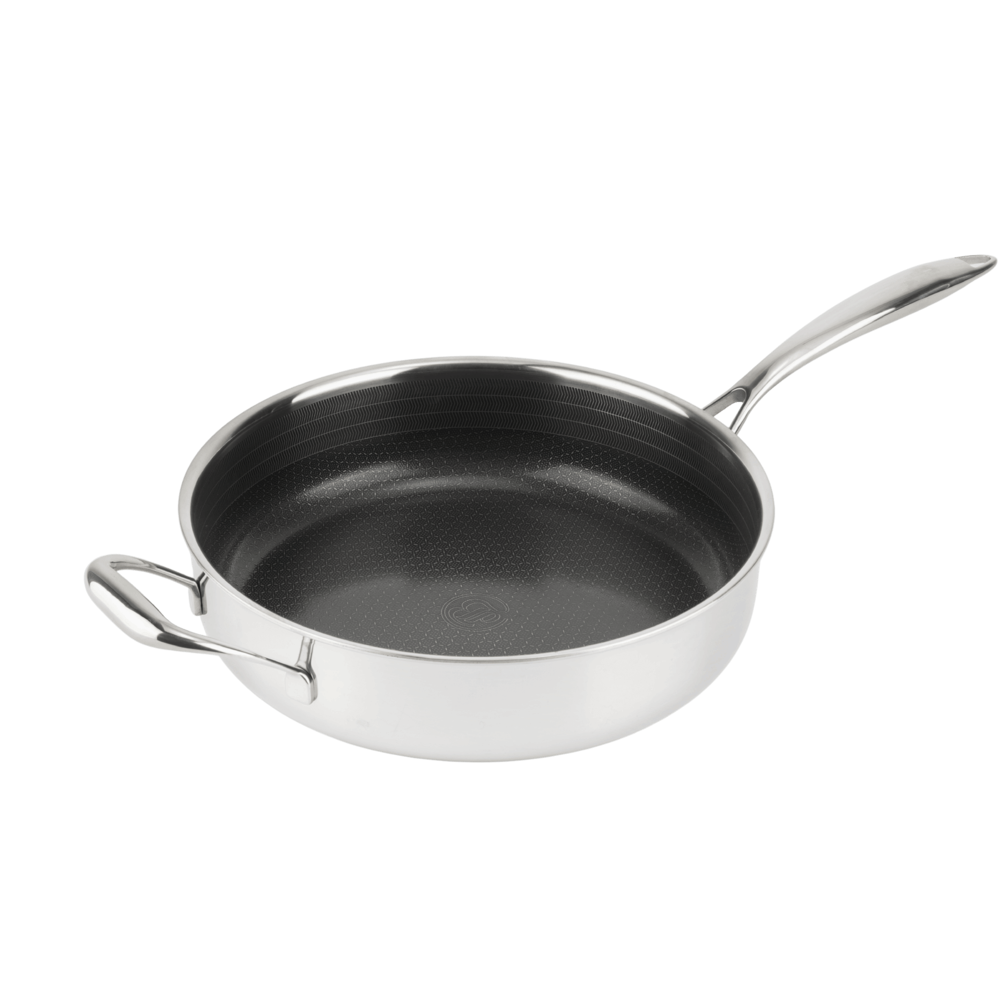 Hybride Hapjespan met Deksel Ø28 - detail non-stick oppervlak, PFAS-vrij