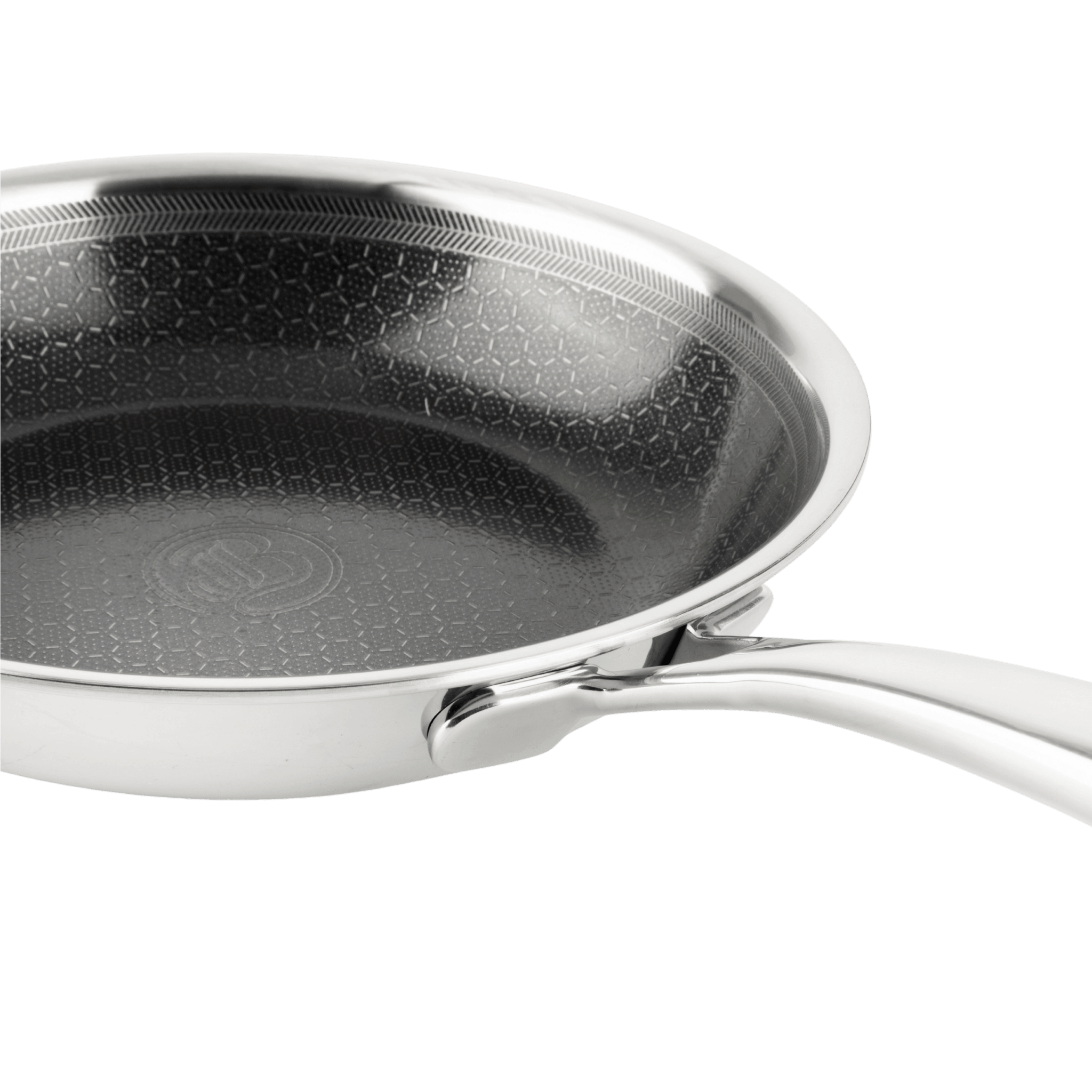 Hybride Koekenpan Ø20 - detail keramische non-stick oppervlak, PFAS-vrij
