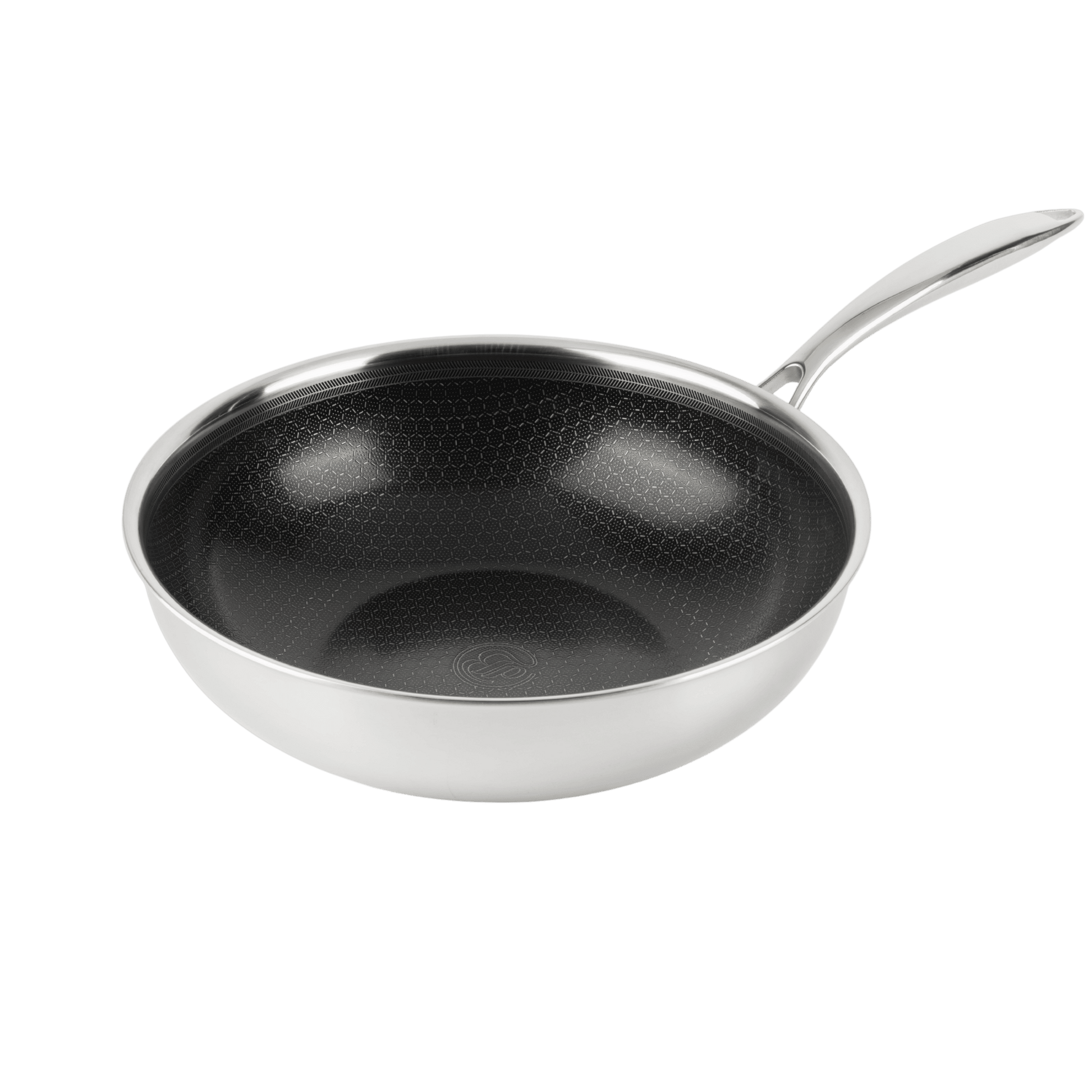 Hybride Wok Ø28 - keramische non-stick, PFAS-vrij, geschikt voor inductie