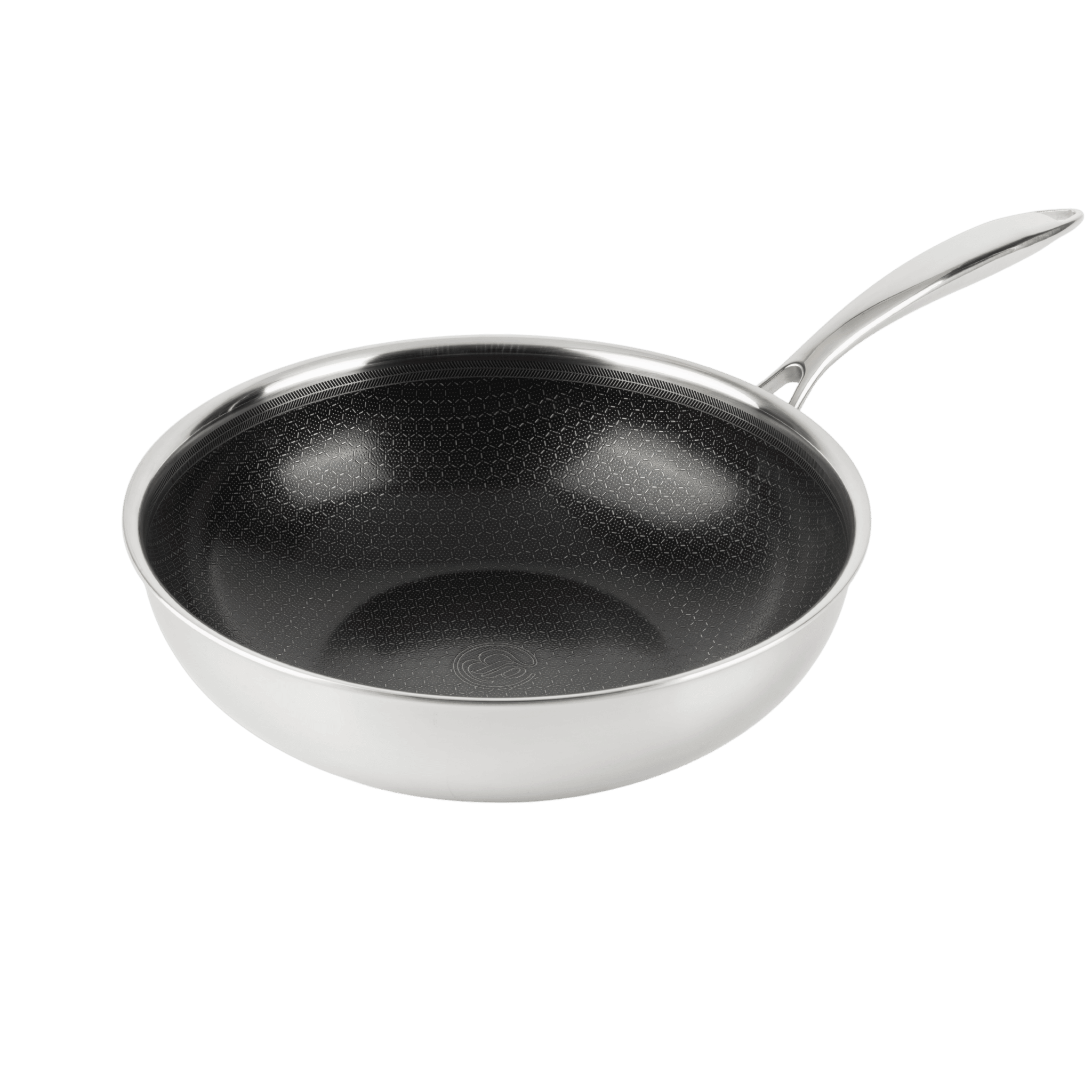 Hybride Wok Ø28 - keramische non-stick, PFAS-vrij, geschikt voor inductie