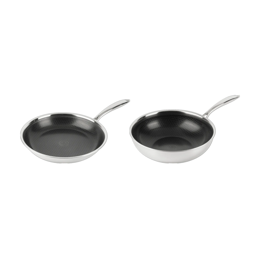 Hybride Wok Ø28 + Hybride Koekenpan Ø28
