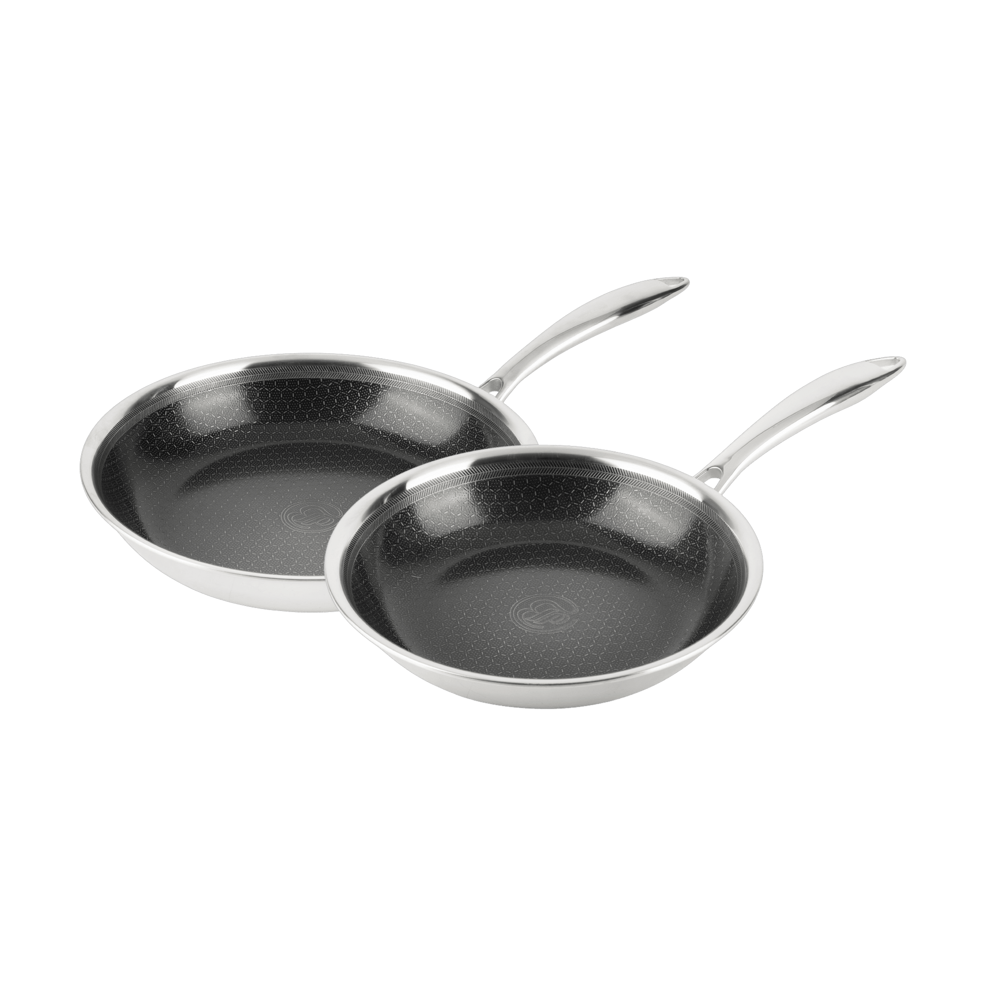 Hybride Koekenpannenset Ø20 en Ø24 - 2-delige set keramische non-stick pannen