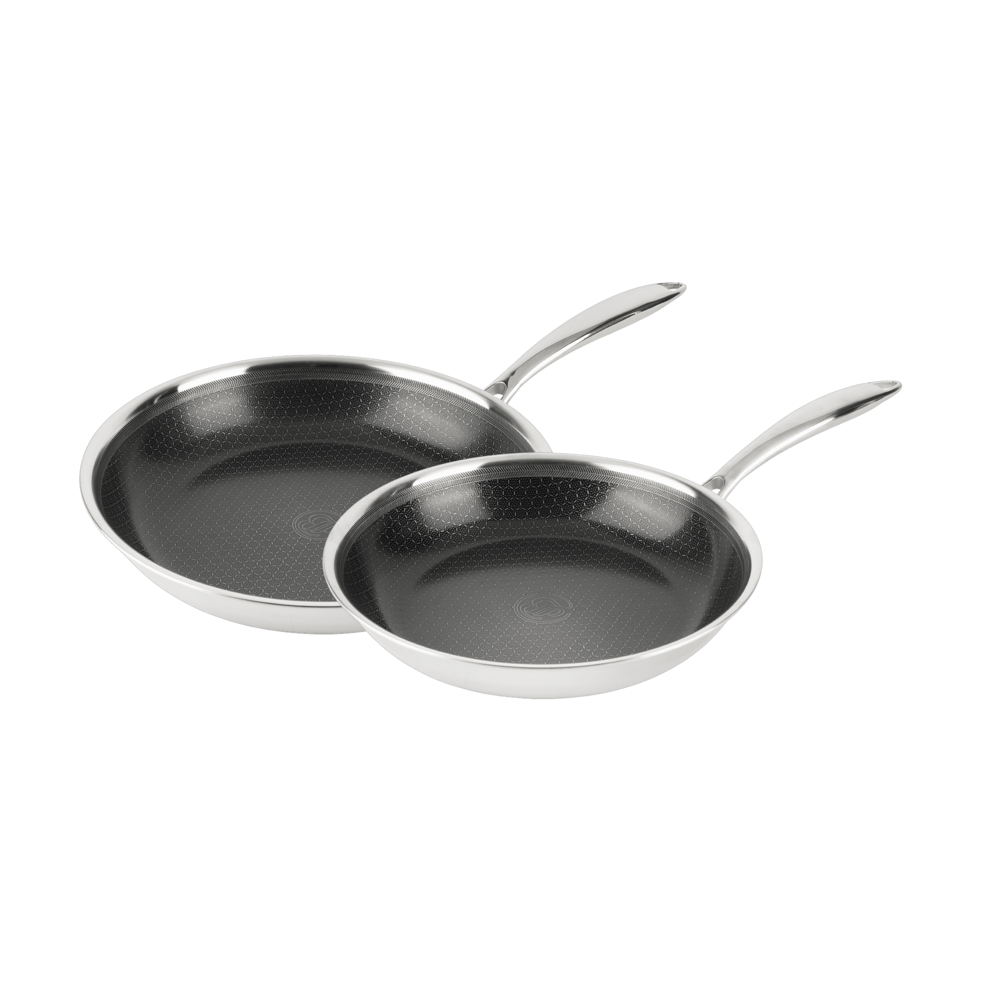Hybride Koekenpannenset Ø24 en Ø28 - 2-delige set keramische non-stick pannen