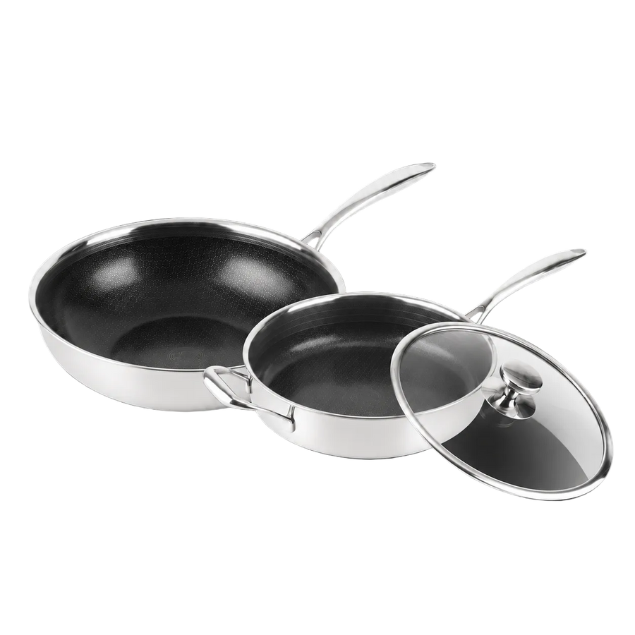 Hybride Wok & Hapjespan Set Ø28
